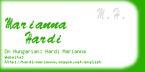 marianna hardi business card